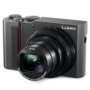 PANASONIC LUMIX ZS200 4K Camera, 20.1 Megapixel High Sensitivity MOS Sensor, 15X LEICA DC Vario-Elmar Lens, 5-Axis HYBRID O.I.S. Plus, Live View Finder, 4K Technologies, DC-ZS200S (USA SILVER)