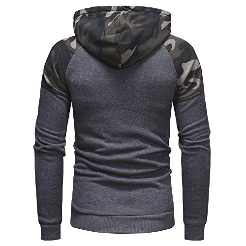 Camouflage Kapuzenpullover Herren Briskorry Männer Sweatshirt Kapuzenpulli Slim Fit Hoodie Mit Kapuze Pullover Mantel Jacke Streetwear Pulli Outwear
