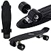 Produktbild Goplus Skateboard Komplett Retro Skate Board Mini Funboard Minicruiser ABEC 7 Farbenwahlen (Schwarz)