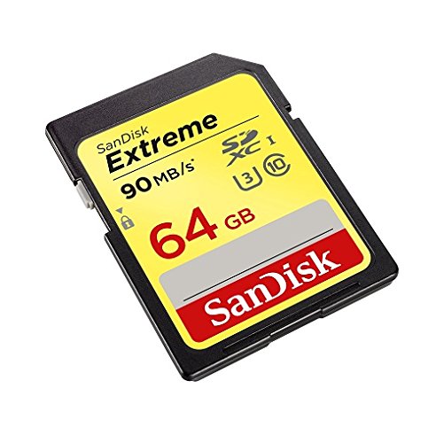 SanDisk Extreme 64GB SDXC bis zu 90 MB/Sek, Class 10, U3 Speicherkarte - 2