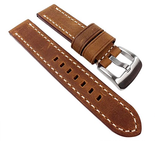 PAN Ersatzband Uhrenarmband Kalbsleder Braun 22324S, Stegbreite:22mm PAN Ersatzband Uhrenarmband Kalbsleder Braun 22324S, Stegbreite:22mm
