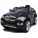 Produktbild simron BMW X6 SUV Elektro Kinderauto Kinderfahrzeug Ride-On 12V Kinder Elektroauto -schwarz-