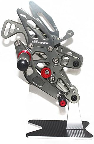 Full Adjustable Racing and Road Use Rearset Rear Sets Foot Pegs BMW S1000RR 2015 2016 2015 2017 GREY COLOR