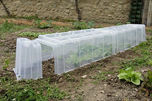 Preisvergleich Produktbild 1er-Komplettset PFLANZTUNNEL TS40 inkl. Endkappen und Bodenanker