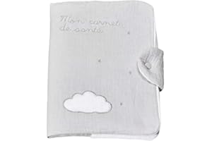 Protège carnet de santé Lily Grey - Sauthon Baby Deco