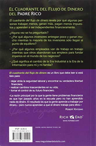 Book's Cover of El cuadrante del flujo de dinero: Guía del padre rico para la libertad financiera