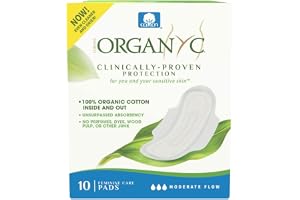 Organyc Pads - Moderate Flow 1 X 10