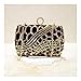 Produktbild XUZISHAN Luxus Kristall Abendtasche Handgefertigter Gold Pailletten Und Strass Frauen Abend Taschen Vintage Satin Lady Party Hochzeit Kupplungen Geldbeutel