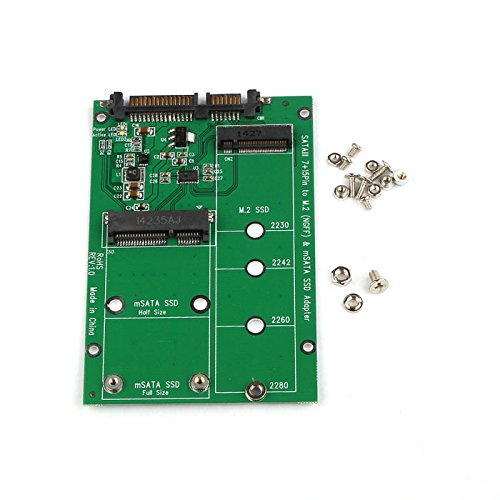 cablecc USB 3.0 zu SATA 22pin 2,5 Festplatte bis 2 in 1 Combo Mini pci- E 2 Lane m.2 NGFF & MSATA SSD Adapter Konverter - 9