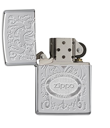 Zippo Feuerzeug Gleaming Patina, Chrom hochglanzpoliert - 4