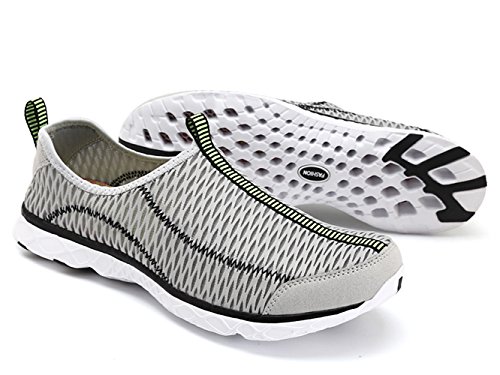 SIKAINI Slip On Trainer Water Shoes - Earsoon Mesh Outdoor 2 In 1 Slip On Sports With Breathable Sole For Unsexual Men Women Running Walking Best SELLER Most Popular