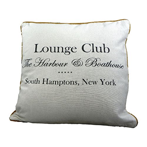 lounge club white cushion 40x40cm
