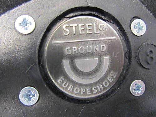 STEELGROUND UNISEX HIGH QUALITY LEATHER 30 EYE BOOTS BLACK BOX ROCK BIKER ULTRA RESISTANT