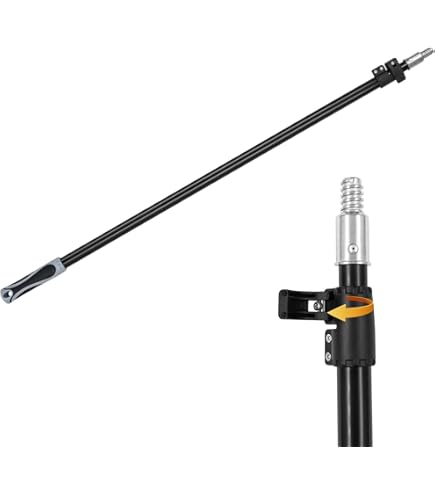 Fonowx Ponceuse à Perche Pour Cloisons Sèches Manuelle à 360 Degrés