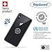 Price comparison product image 2 x RayGuard® Anti Radiation Protector Shield Sticker, EMR Protection Blocker, EMF Neutralizer Patch Energy Saver Scalar Ion for All Mobile Phones, iPad iPod, Macbook, Computer, Laptop