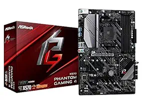 ASRock X570 Phantom Gaming 4 ATX Motherboard for AMD AM4 CPUs