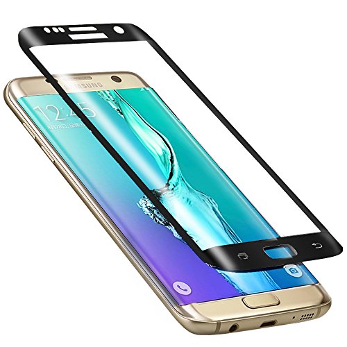 SamSung Galaxy S6 Edge Plus Displayschutz,Mture Schutzfolie [stoßfest] [robust und praktisch] Schutzfolie Gehärtetes Glas Displayschutzfolie für SamSung Galaxy S6 Edge Plus (Schwarz) - 8