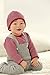 Disana Knitted Baby Dungarees in Organic Merino Wool Grey 62/68 3-6m