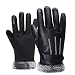 Produktbild Bigherdez Motorradhandschuhe PU Leder Plus Samt Verdickung Moto Handschuh Elektrofahrrad Motocicleta Os Carros Eletricos