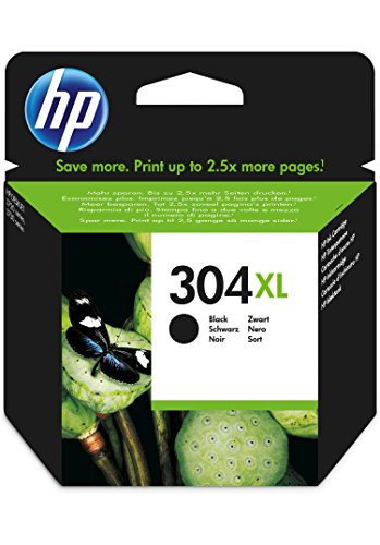 HP 304XL Cartouche Noir Authentique Grande Capacité (N9K08AE)