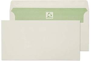 Blake Environmental | sobres reciclados DL (11 x 22cm) | 500 unidades | 90 g/m² | certifcado FSC | sobres autoadhesivos para envío | biodegradables y ecológico | modelo RE3258