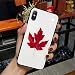 Produktbild LianHuaYiN Rosen-Blumen-Telefon-Kasten für iPhone 6 6S Plus Tulpe-Blumenglas-Rückseiten-Fälle für iPhone X 8 7 Plus Ahornblatt-Fester Einband, Ahornblatt, für iPhone 8