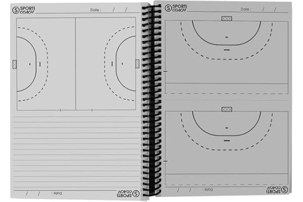 Sporti France Carnet Coach Handball à Spirales A5