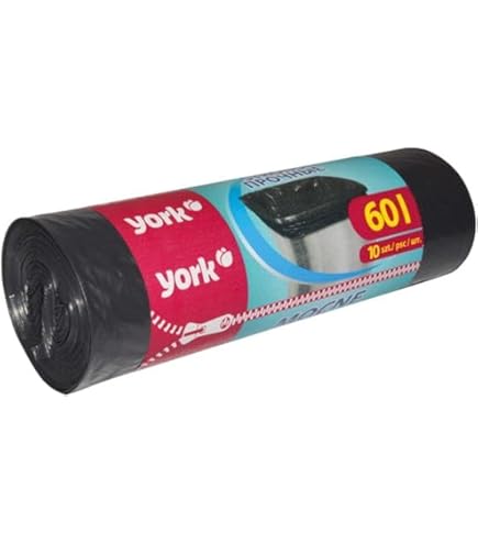 ANNA ZARADNA ST-AZ-010547 Heavy Duty 60 Litre Heavy Duty Tear-Proof Bin Liners | Rubbish Bags For Household And Office Waste Thick LDPE - Black ( Pack Of 10 - View #3