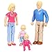 Produktbild You & Me, Happy Family, Family Action Figure Set [Dad, Mom, Daughter, and Baby] Blonde Hair