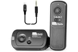 Pixel Funkfernauslöser RM-UC1 Kabelloser Fernauslöser Selbstauslöser Kompatibel mit Olympus OM-D E-M1 E-M5-II E-M10-II Pen-F EPL8 EPL7 EPL6 EPL5 EPL3 EPL2 EP5 E600 E620 590UZ 810UZ 328ft Auslöser