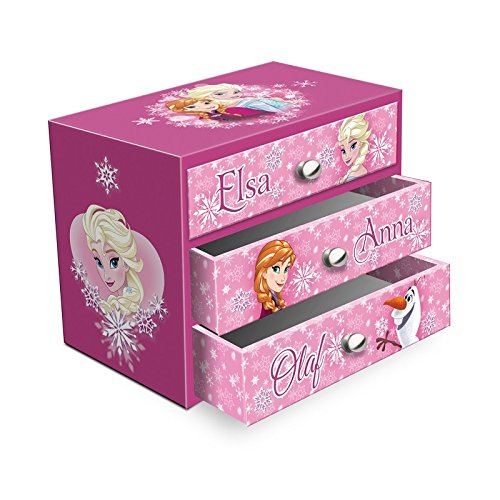 Unbekannt Beta Service – Frozen Boîte à Bijoux avec 3 tiroirs