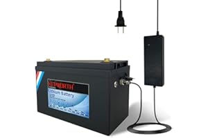 KEPWORTH 12V 100Ah LiFePO4 Battery Deep Cycle Lithium Iron Phosphate Battery Built-in BMS Lightweight Maintenance-Free Perfect for RV/Camping, Solar/Backup Power,Trolling,Motor/5-Years Warranty