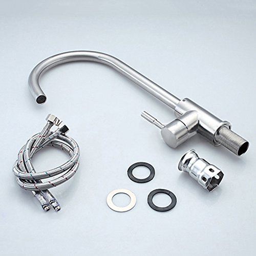 Einhand Mischbatterie Bad Wasserhahn Armatur für Küche Waschbecken - 5