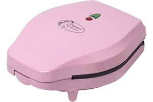 Bestron Cake-Pop-Maker im Retro Design, inklusive Cake-Pop-Butler, Gabel & 12 Sticks, 700 W, Farbe: Rosa