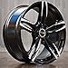 Produktbild 19 Zoll Alufelge Felge Avus Racing AC-MB3 für BMW 1er 2er 3er F30 4er 5er F10 6er X1 X3 X5 Z4, Farbe:Schwarz poliert