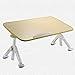 Produktbild Xin Yu Yue Firm Einfache Lapdesk höhenverstellbar Falten einstellbar Winkel Multifunktions-Serviertablett Sofa Frühstück Tablett, Notebook-Ständer Lesehalter für Couch Floor Kids (Farbe : Green)