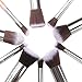 ACEVIVI Professional 10pcs Premium Synthetic Kabuki Makeup Brush Set Foundation Blending Cosmetic Brushes Essential Kit