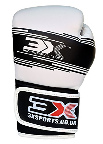 PROFESSIONAL CHOICE 3X Guantes de Boxeo para niños Mayahide de Cuero Muay Thai Saco de Boxeo Mitones Kickboxing Sparring Krav Maga MMA UFC Entrenamiento en Artes Marciales Niños Chicas