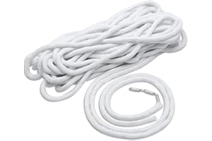 KtbeYTi Cinturón de Plomo para Cortinas 10m Pesas para Cortinas,Suspensión Estable, para Cortinas, Mosquiteras, Telas(30g/m)