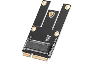 BEWINNER Tarjeta Adaptadora M.2 NGFF a PCI-E, Convertidor M.2 NGFF a Mini PCIE, Tarjeta de Red Bluetooth WLAN para PC Portátil para Windows 2000 / XP/Vista 32/64/7/8/10 / Linux, etc.
