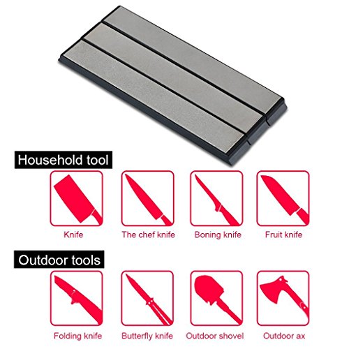 SharpMax Küchenmesser Diamant-Stein Schärfer Edge-Whetstone Klingenschärfsteine Engel Fest 240 # 600 # 1000 # Grit Stein - 4