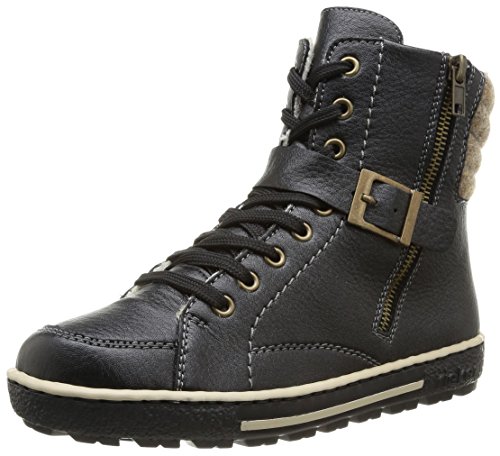Rieker Z8723 01, Womens Biker Boots, Black (Schwarz/Wood), 5 UK (38 EU)