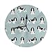 Produktbild Hectwya Wanduhr Silent Non Ticking,Cavalier King Charles Spaniel, Dog, Tricolored Clock for Home Bedroom Office Diameter 9.84"