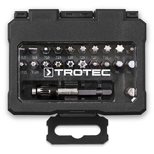 TROTEC 32-tlg. Schrauberbit-Set mit Farbcodierung und Universalhalter - 4