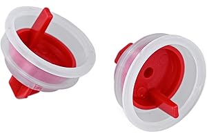 SISINKAL Confezione da 2 rondelle a membrana di ricambio compatibili con valvole di ingresso laterale e di scarico inferiori 43758/4375800M, guarnizioni in gomma per sistemi di scarico laterali e ingresso