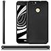 Produktbild zanasta® Huawei Nova [Cannes-L01] Hülle, Premium Schutzhülle Soft Flex Silikon Carbon Case TPU Slim Cover Handyhülle | Metallic Schwarz