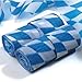 4 Rollen Oktoberfest Deko Krepp-Bänder 10 m x 5 cm Bavaria schwer entf