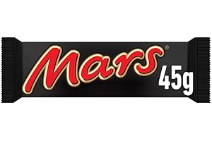 MARS - Barres Chocolat au Lait, Nougat & Caramel - 10 barres chocolatées individuelles de 45g