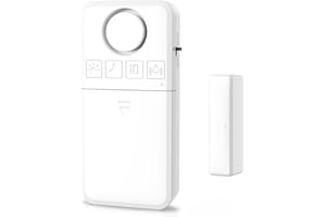 OQIMAX Fensteralarm Türalarm, 130dB Tür sensor 4 Modi, Erkennt Öffnen/Schließen von Türen & Fenstern, Tür Fensteralarm Alarmanlage für Haus, Wohnmobil, Garage, Büro, Geschäft, Kinder