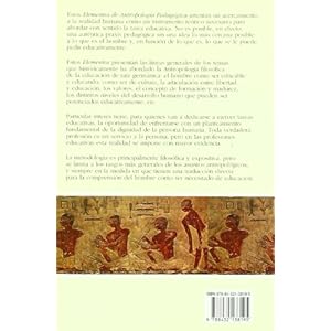 Elementos de antropología pedagógica (Manuales Universitarios)